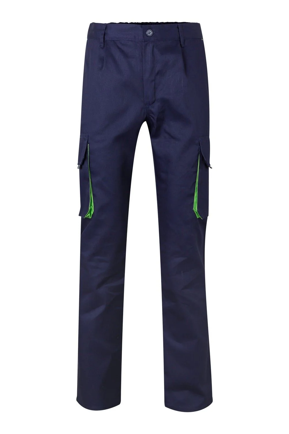 Two-Tone Multi-Pocket Trousers