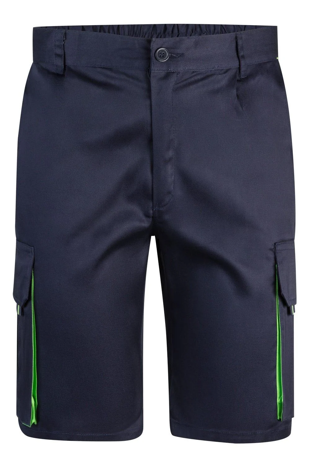 Multi-Pocket Stretch Bermuda Shorts