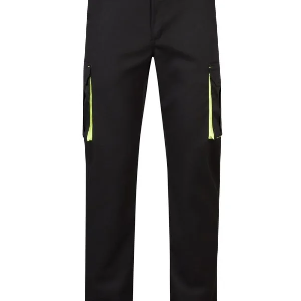 Two-Tone Multi-Pocket Stretch Trousers gallery