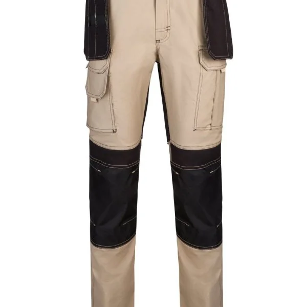 Two-tone Stretch Canvas Trousers with Holster Pockets gallery