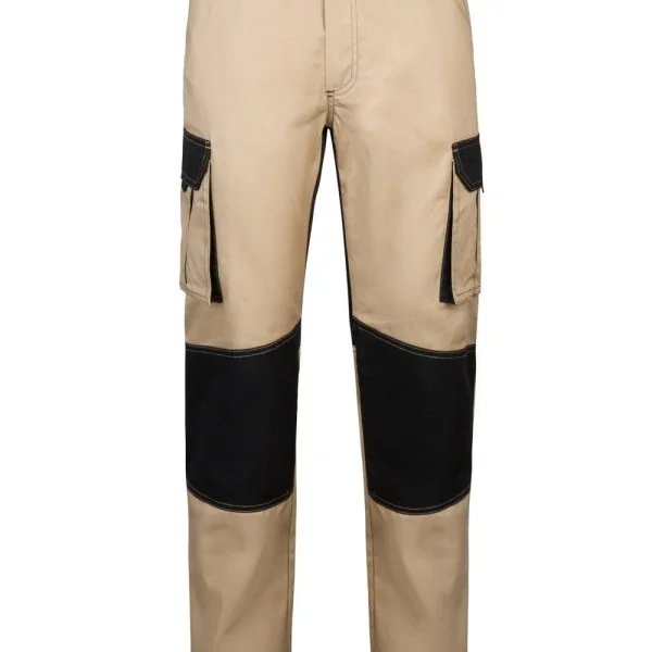 Two-Tone Multi-Pocket Trousers