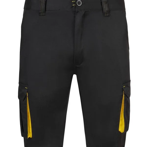 Two-Tone Multi-Pocket Stretch Bermuda Shorts gallery