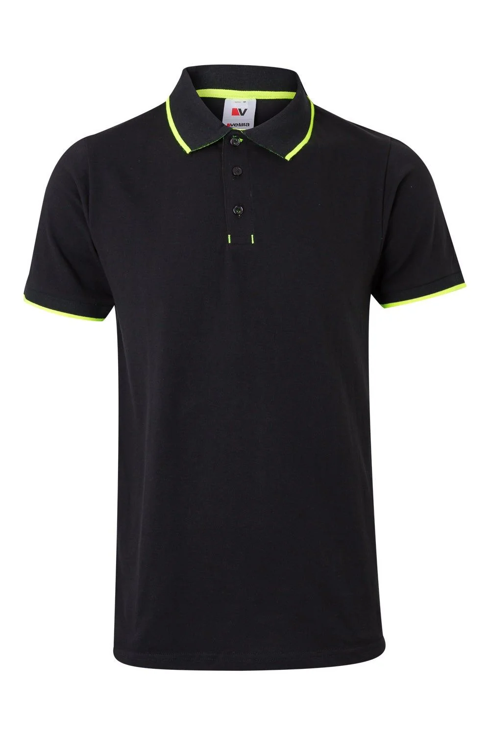 Two-Tone Short Sleeve Polo Shirt