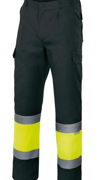 Two-tone multi-pocket trousers gallery