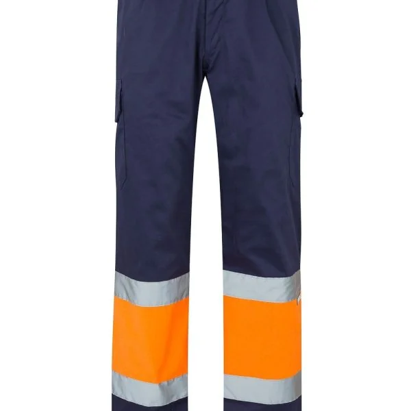 Two-tone multi-pocket trousers gallery