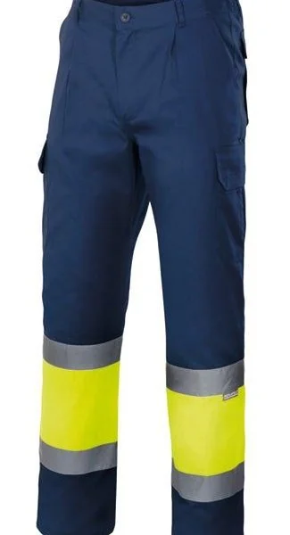 Two-tone multi-pocket trousers gallery