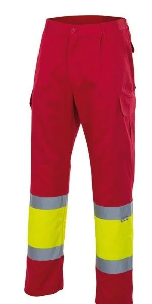 Two-tone multi-pocket trousers gallery
