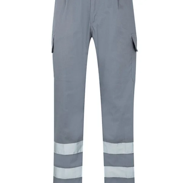 Multi-Pocket Trousers with Reflective Tape