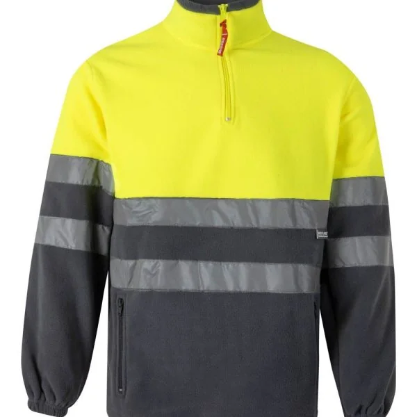 Two-tone fleece sweater gallery