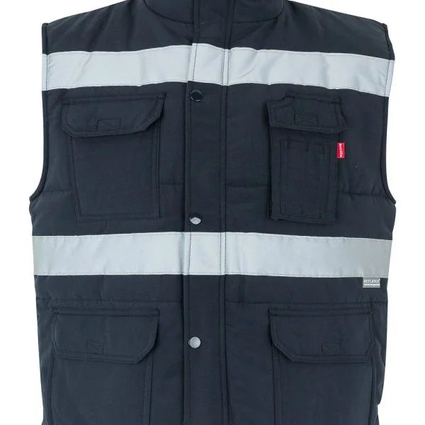 Multi-Pocket Padded Vest with Reflective Tape gallery