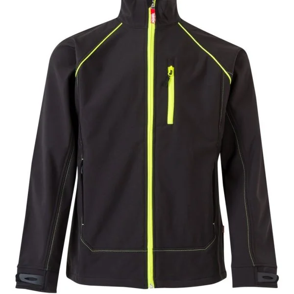 Fluor Match Soft shell jacket Industry gallery