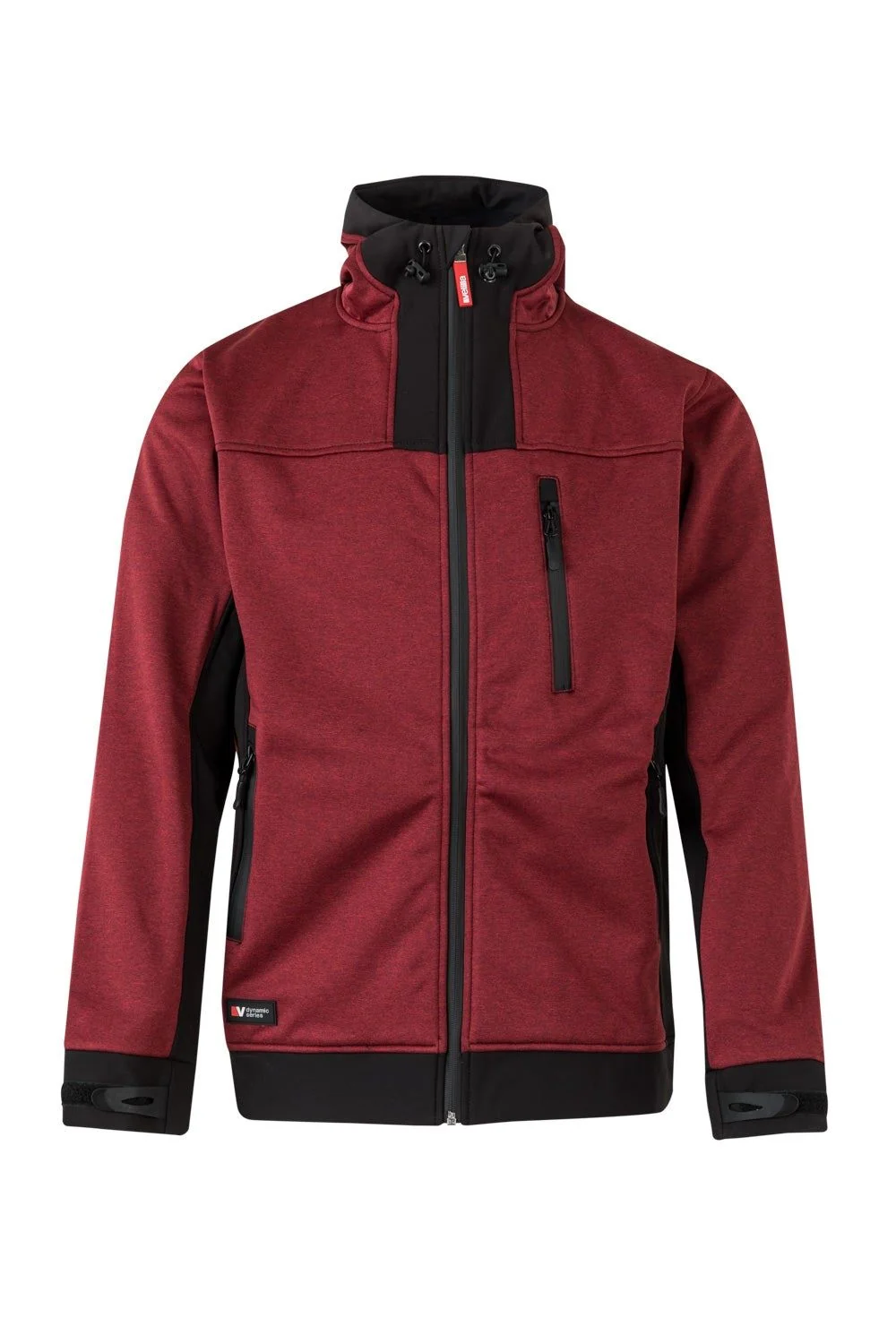 Two-Tone soft shell hooded jacket