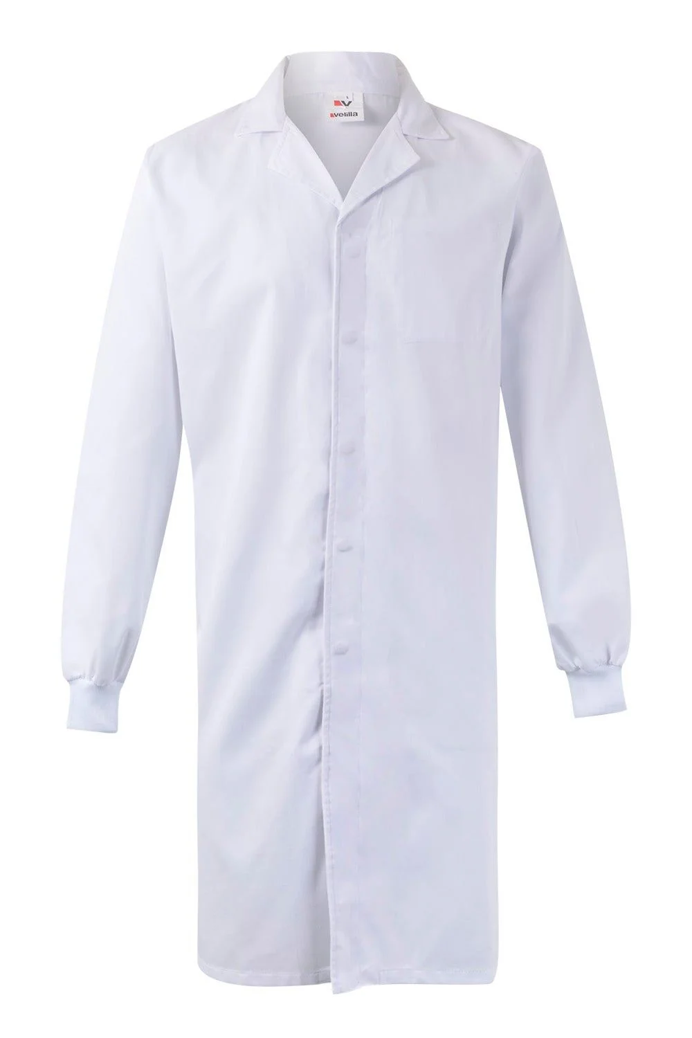 Labcoat with snap buttons