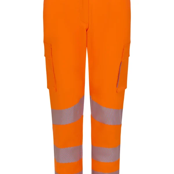 Women’s recycled stretch trousers with segmented tape gallery