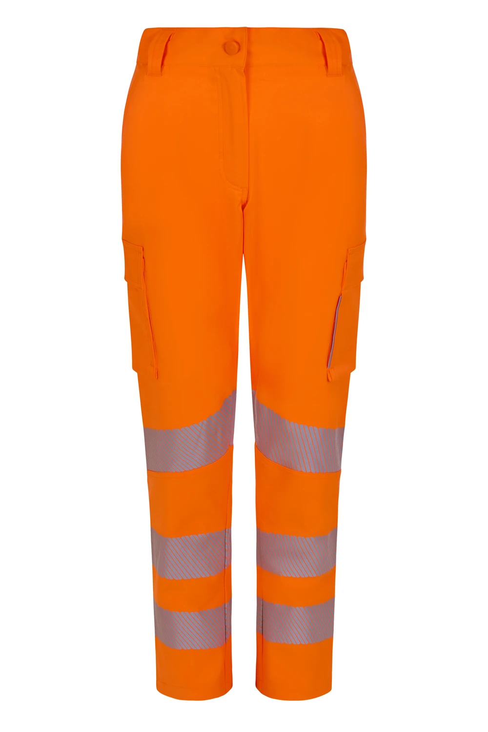 Women’s recycled stretch trousers with segmented tape