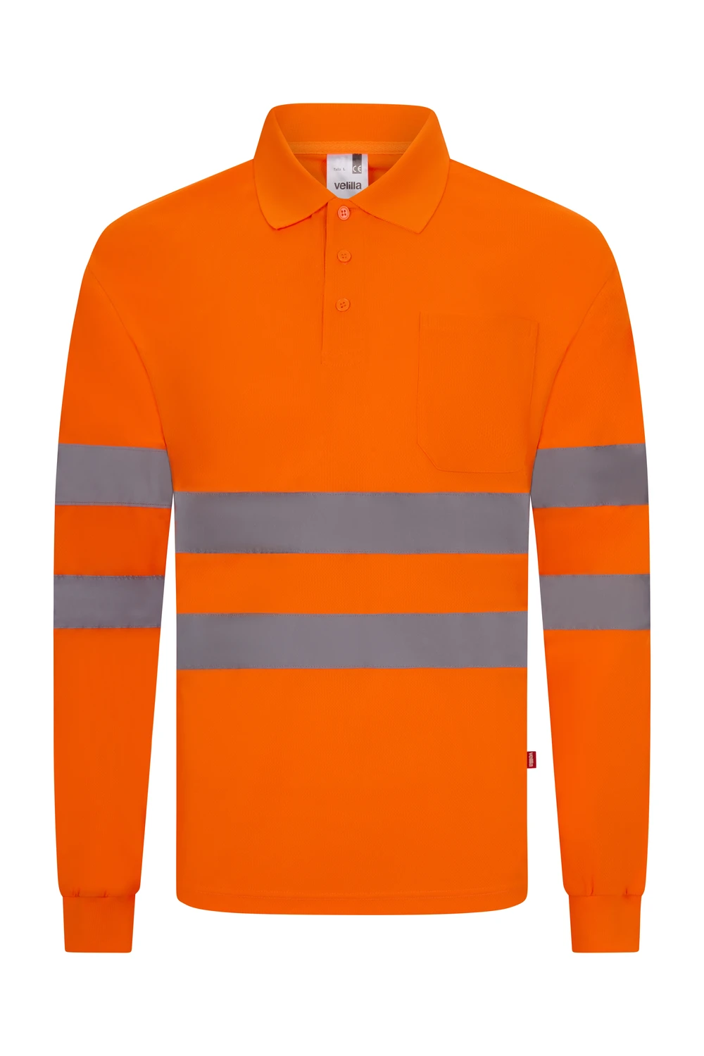 Long-sleeve polo shirt