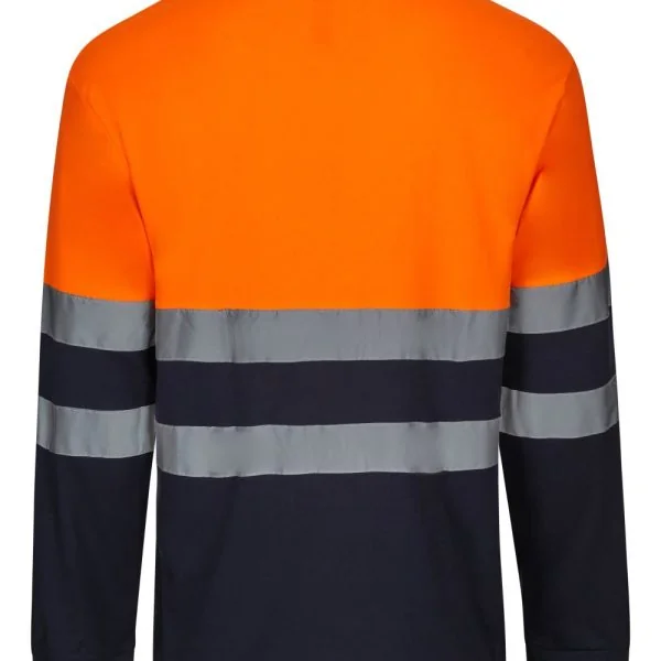Two-tone long sleeve cotton T-shirt gallery