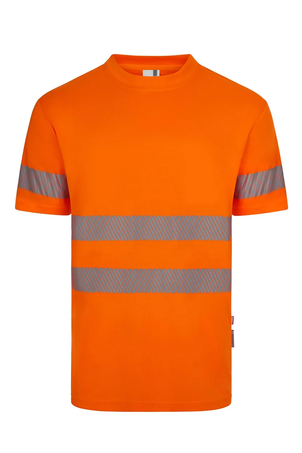 Short sleeve recycled polyester T-shirt with segmented tape