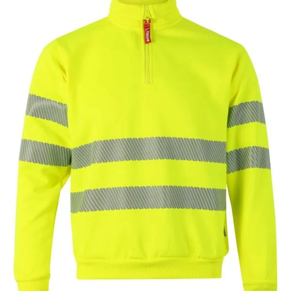 Half-zip sweatshirt with segmented tape gallery