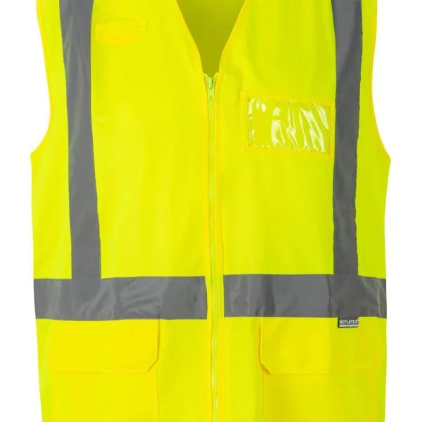 Professional vest with badge holder gallery