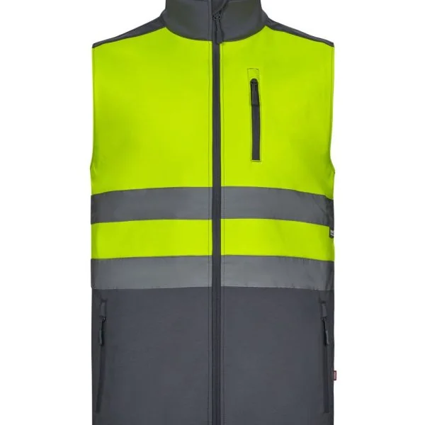 Two-tone soft shell vest gallery