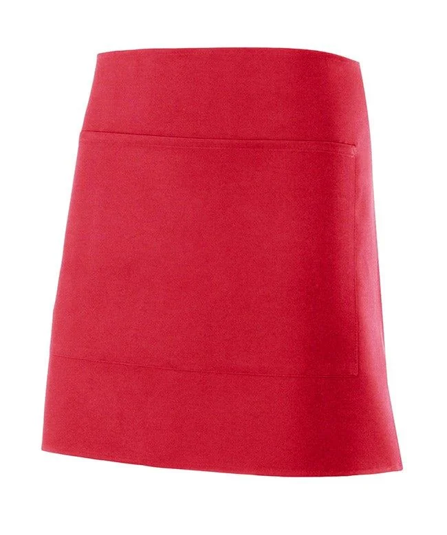 Short Apron with Pocket