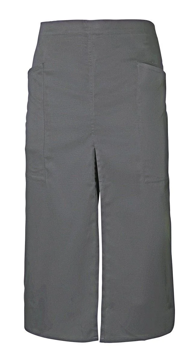 Long Apron with front vent and pockets