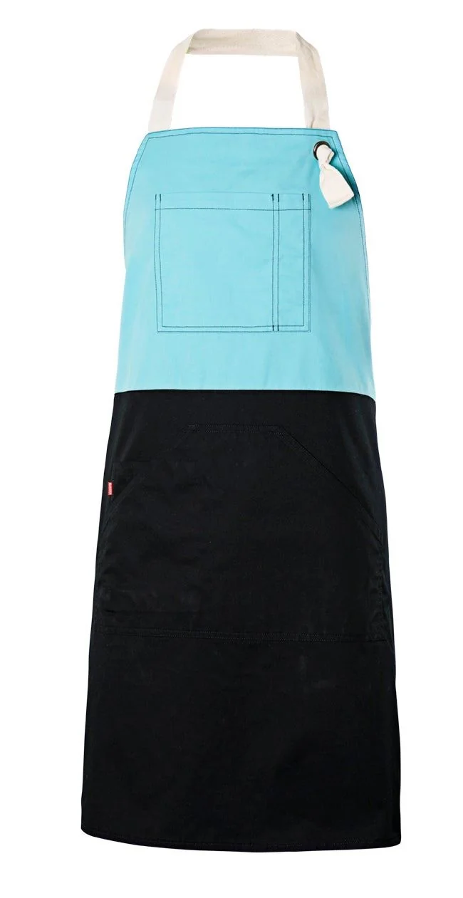 Two-Tone Bib Apron