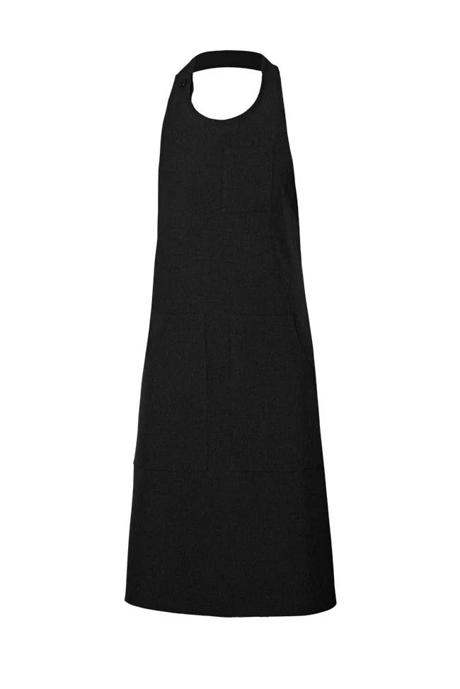 Buttoned Sommelier Bib Apron
