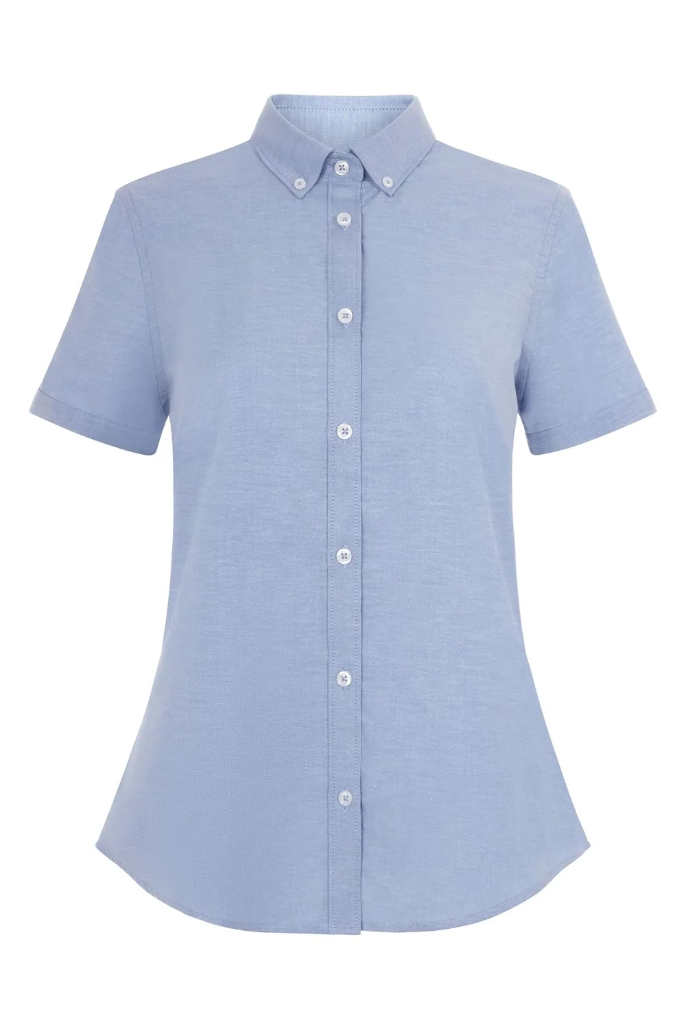 Women's Short Sleeve Stretch Oxford Shirt