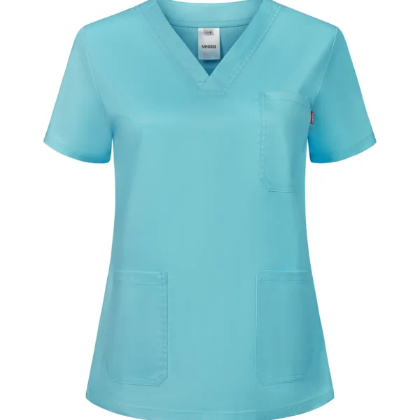 Women’s short-sleeve stretch scrub top