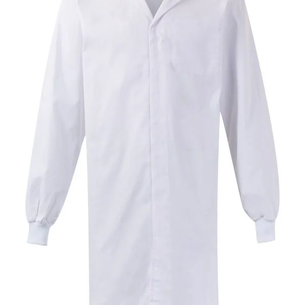 Labcoat with velcro fastener
