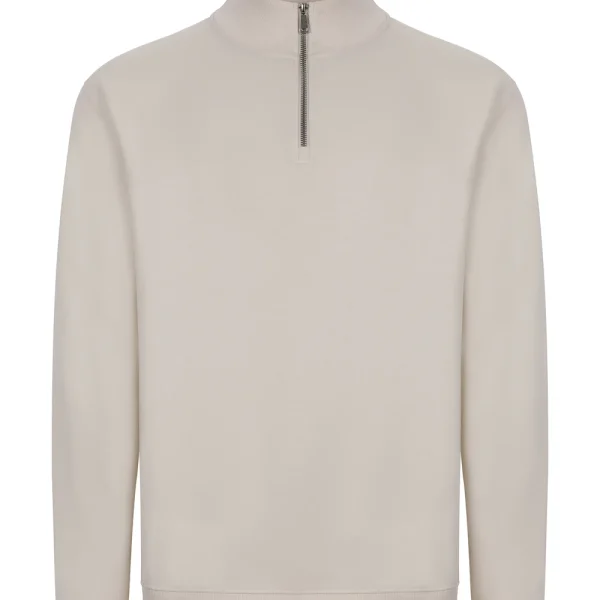 HERVEY - UNISEX HALF-ZIP SWEATSHIRT gallery